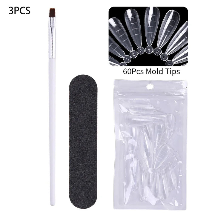 LILYCUTE 15ML Quick Extension Gel Nail Polish Nude Milk White Color Finger Prolong Acrylic Crystal Construction Hard Gel Varnish