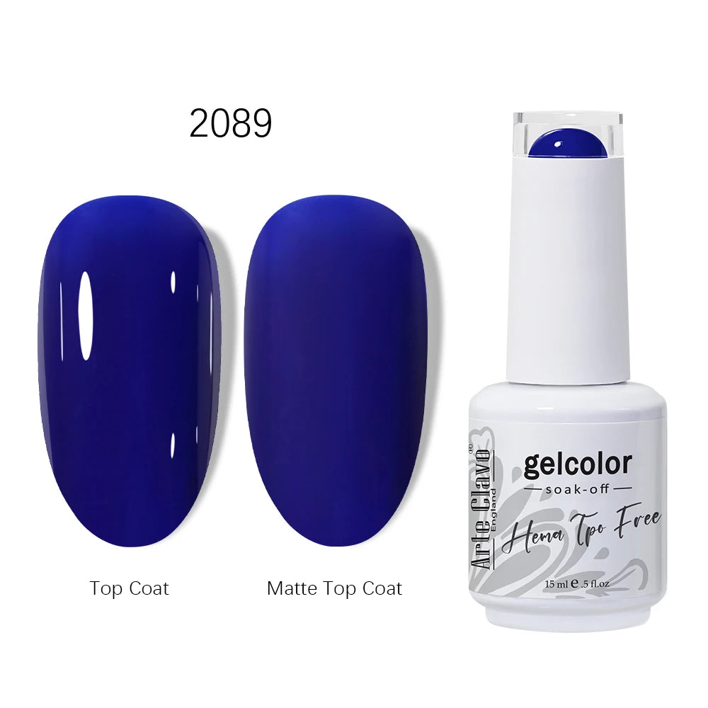 Arte Clavo 15ml HEMA TPO FREE Gel Nail Polish Pink Hybrid Nail Manicure Semi-permanent Enamels Varnish For UV LED Nails Supplies