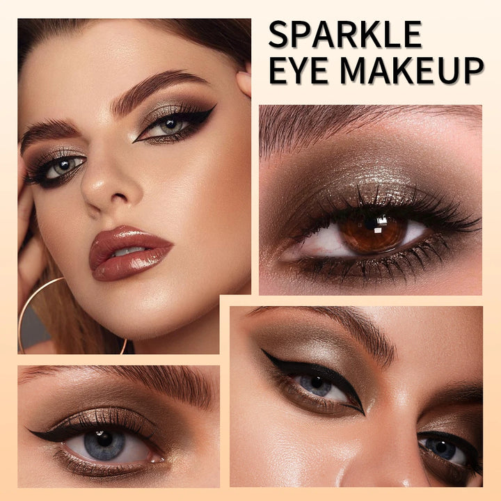Natural Color Eyeshadow Stick-Highlighter Pen with Pearly Glitter&Matte Finish 1pc Pick Brow Shimmer Eye Shadow Pen Eye Makeup