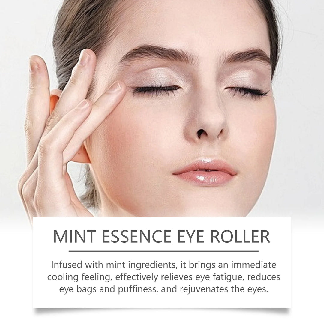 Mint Eye Serum Contains Vitamin C To Reduce Fine Lines and Crow's Feet. Moisturizing Eye Care Products. Skin Care Products