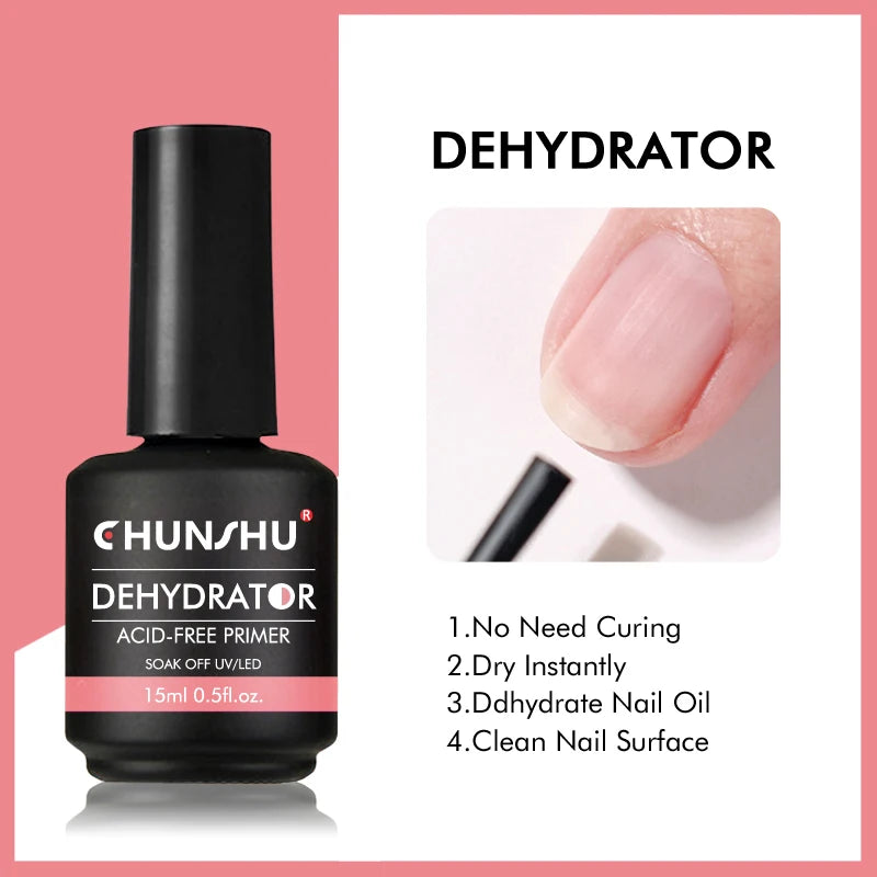 CHUNSHU 6 IN 1 Extension UV Gel Polish In A bottle Builder Nail Gel Rubber Base Coat Semi Permanent Nails Art Self-leveling 15ML