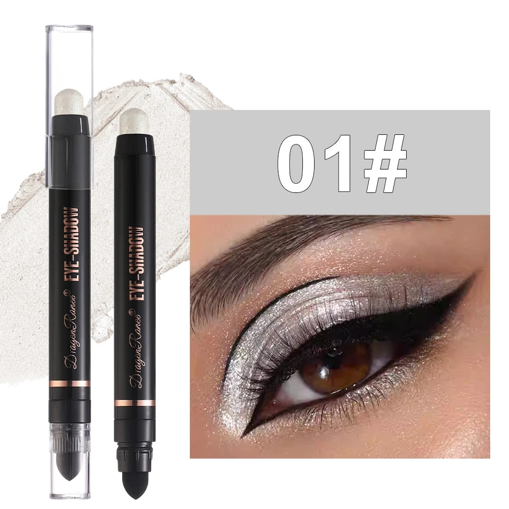 Eyeshadow Pen, Pearlescent Eyeshadow, Versatile, One-Touch Application, Non-Smudging, Waterproof Eyeshadow, High-Gloss, Delicate, Silky, Shimmering Liquid Eyeshadow