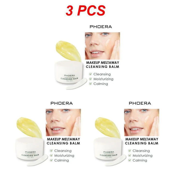 1/2/3 PCS Sweet Orange Oil Makeup Remover Cleansing Balm Gentle Moisturizing Deep Makeup Remover Refreshing Non-Tightening