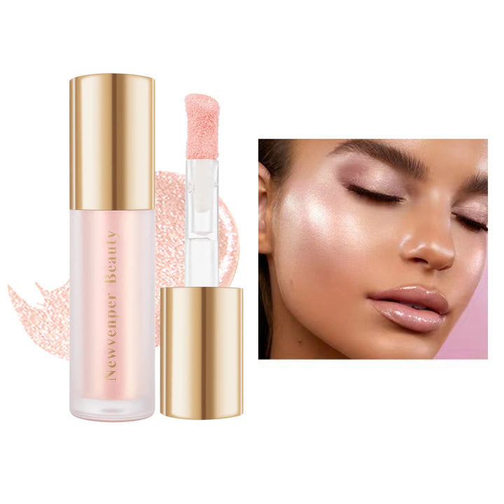 Liquid Highlighter, Moisturizing Liquid Illuminator for Face & Body, High Glossy Finish, Natural Glow Liquid Luminizer