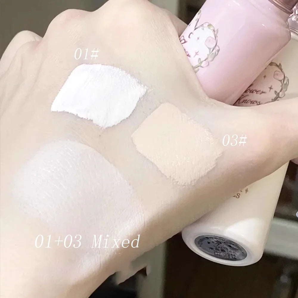 Pink Liquid Concealer Stick Moisturizing Waterproof Brightening Concealer Cream Lasting Cover Acne Spot Dark Circles Face Makeup