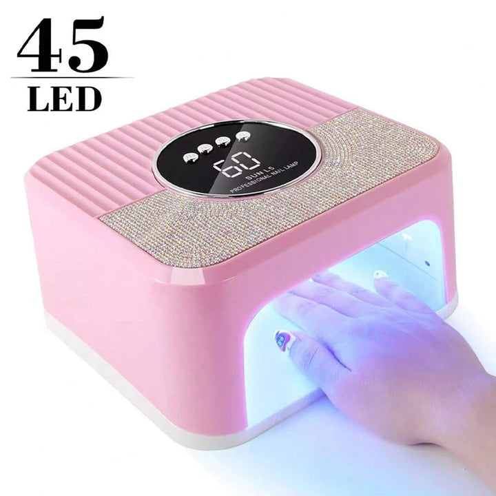 LED Nail Lamp Diamond UV Lights With LCD Display & 4 Timers Setting  Automatic Sensor LCD Display for Gel Nails