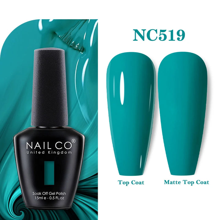 NAILCO 131Colors Vernis Semi Permanent UV Varnish Gel Nail Polish Nails Art Gel Manicure TOP BASE Varnish Hybrid