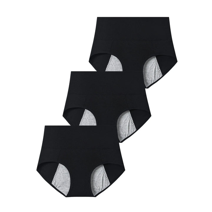 Hotcom Black Menstrual Underwear for Women Leak-Proof Sanitary Pants Comfortable Disposable Feminine Hygiene Period Protection