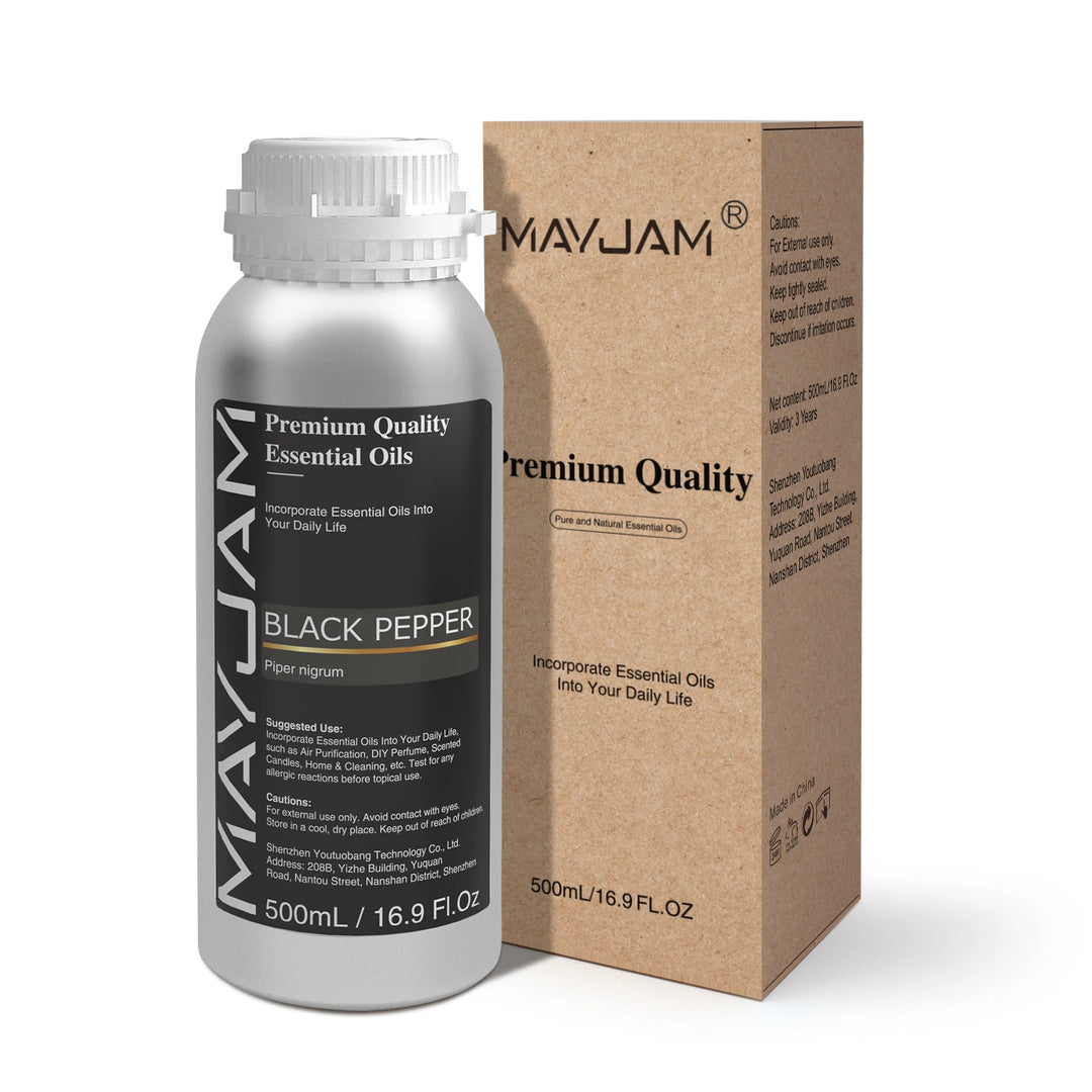 MAYJAM 500ML Pure Natural Essential Oil For Humidifier Diffuser Jasmine Lavender Vanilla Eucalyptus Bergamot Lemon Aroma Oils