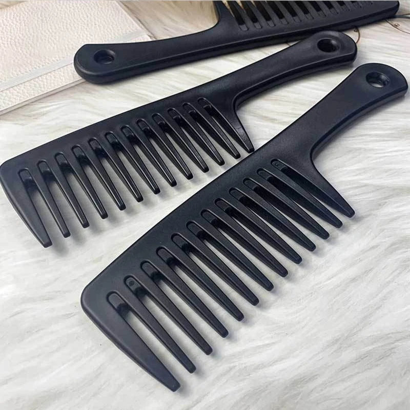 Barber Hairdress Comb Heat Resistant Woman Wet Hook Curly Hair Brushes Pro Salon Dyeing Styling Tools Coarse Wide Spikes Tooth