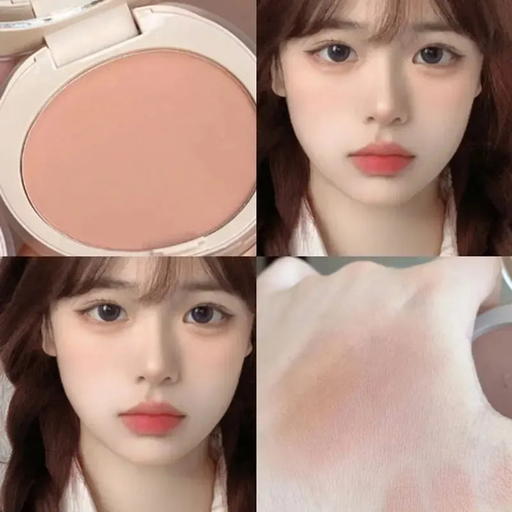HERORANGEHR526 Monochromatic Blush Is Waterproof, Sweat-proof, Colorfast, and Durable. Six Colors Are Available.