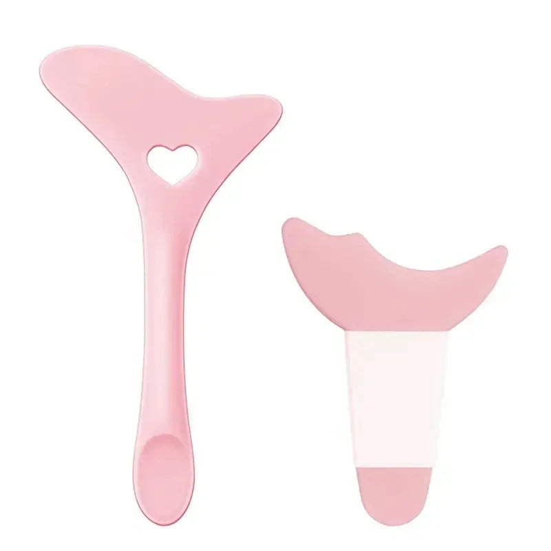 Wholesale  Multi-functional Eyeliner Stencil Wing Tips Silicone Eyeliner Aid Drawing Lipstick Wearing Aid Reusable Makeup Tools