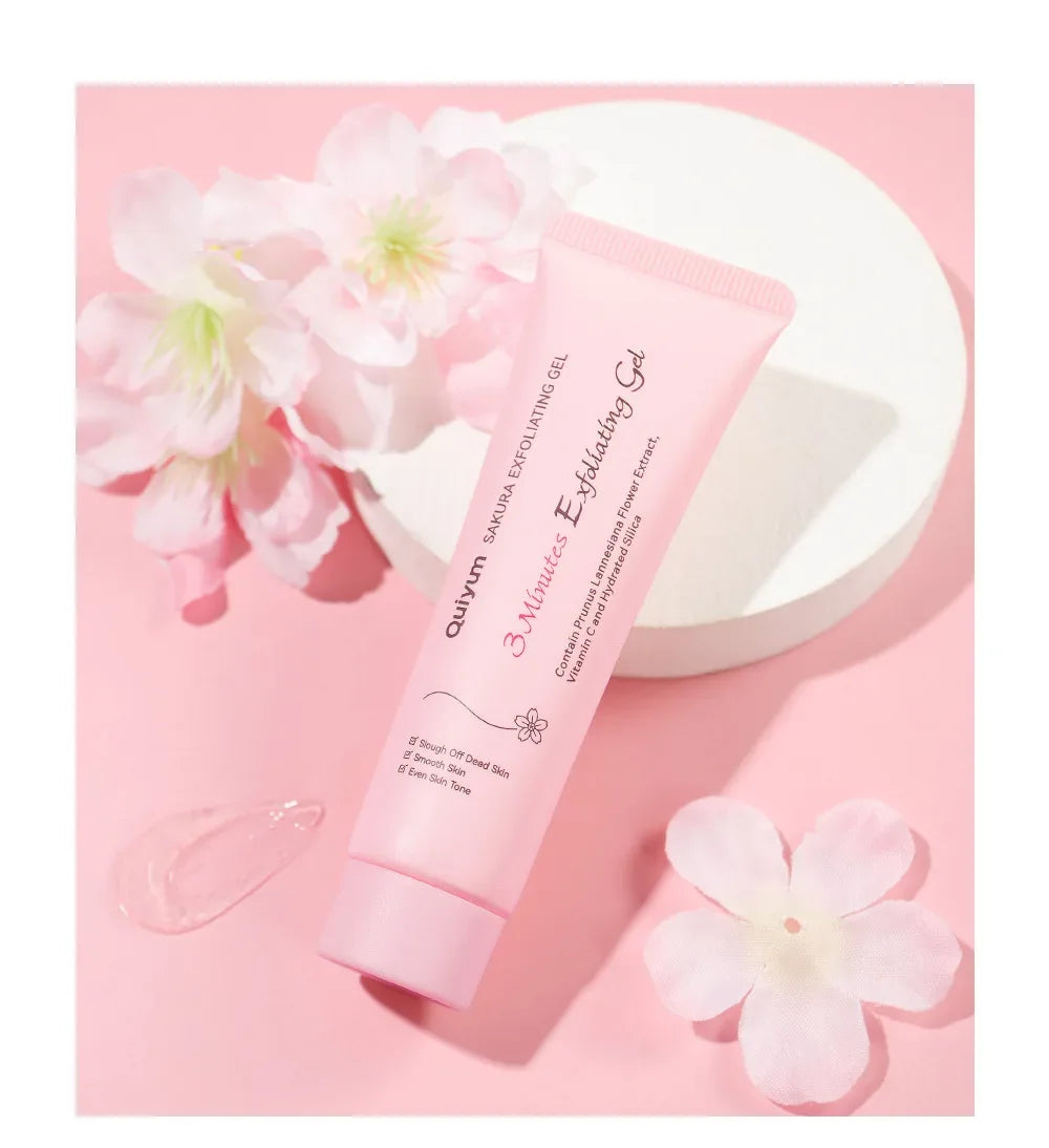 Sakura Exfoliating Peeling Gel Facial Scrub Moisturizing  Nourishing Repair Scrubs Face Cream Beauty Skin Care