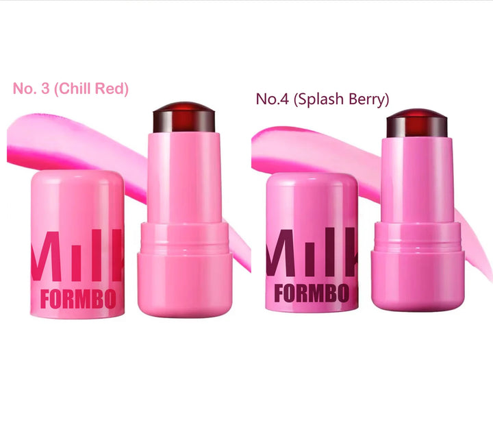 Lip Gloss & Blush,Cooling Water Jelly Tint,Multi Makeup Stick,Cheek Stain,Long-Lasting Hydrating,Transfer Proof,Buildable Rouge