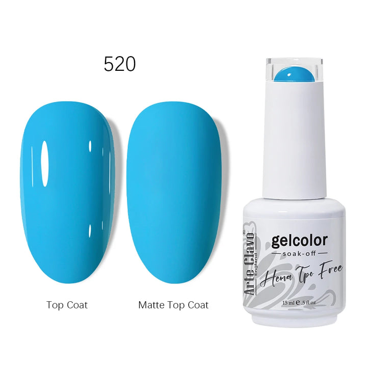 Arte Clavo 15ml HEMA TPO FREE Gel Nail Polish Pink Hybrid Nail Manicure Semi-permanent Enamels Varnish For UV LED Nails Supplies