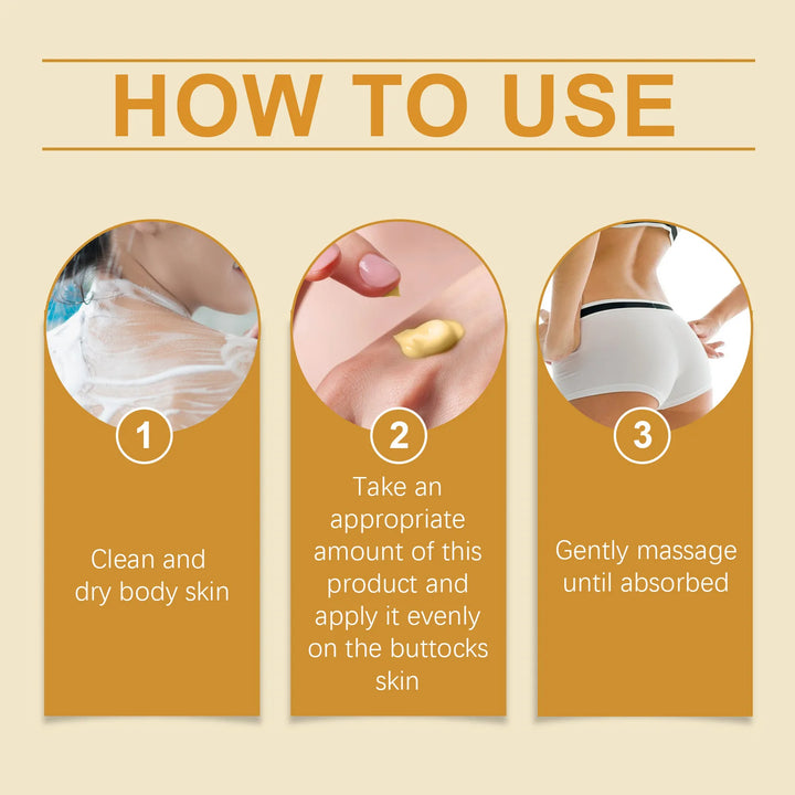 Women Brazilian Bum Series Buttock Honey Cream Firm Elasticity Moisturize Nourish Body Paste Butt Enhancement Massage Skin Care