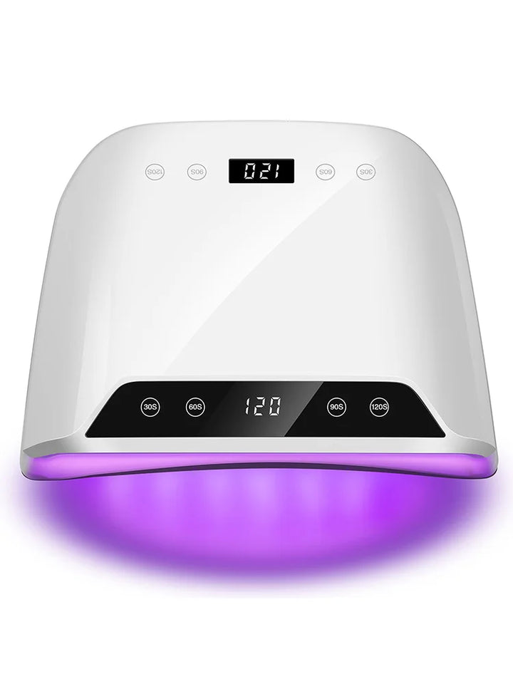 320W Big Space UV LED Nail Lamp For Manicure Drying Gel Nail Polish 72 LED Nail Dryer With Two LCD Screens Nail Salon Tools