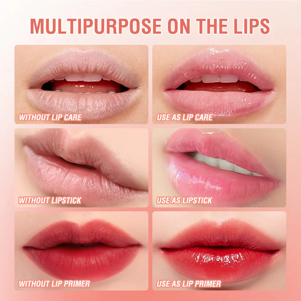 Long Lasting Color Changing Lipstick Moisturizing Lip Balm Natural Nourishing Beeswax Lip Gloss Lip Care Cosmetics