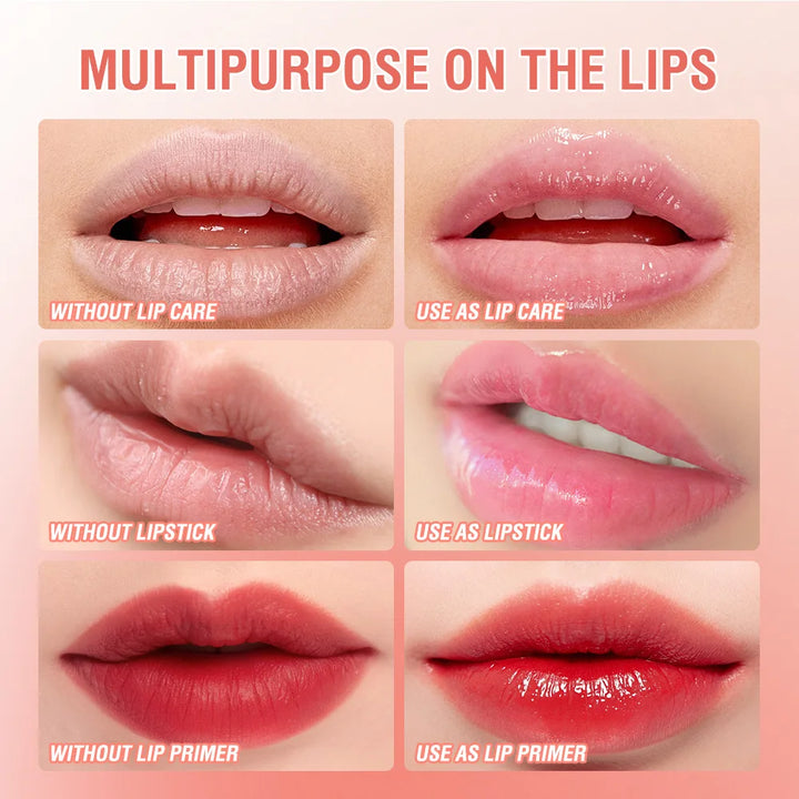 Long Lasting Color Changing Lipstick Moisturizing Lip Balm Natural Nourishing Beeswax Lip Gloss Lip Care Cosmetics