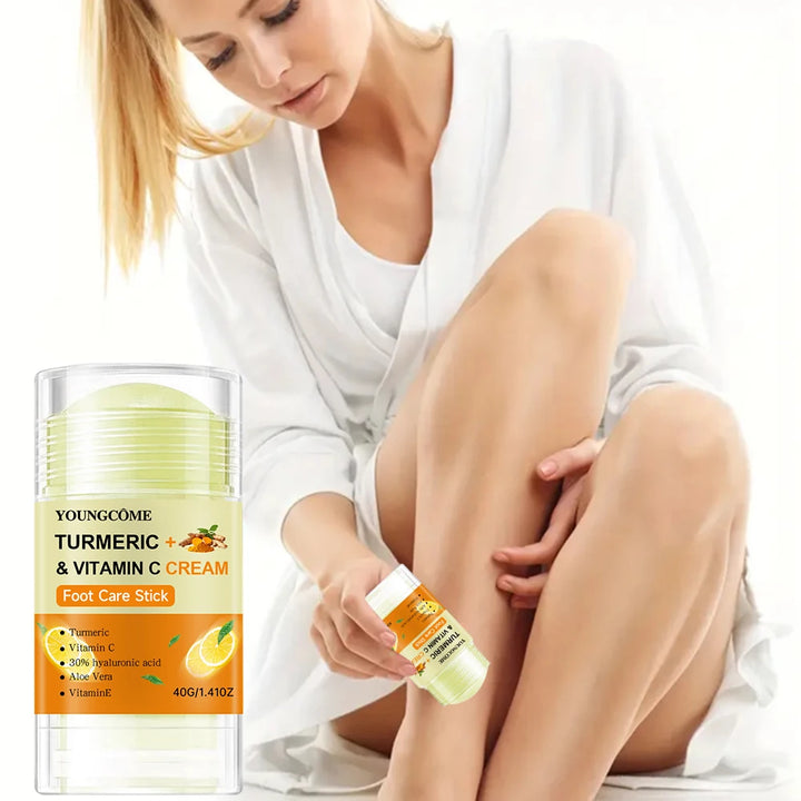 Foot Balm Professional Cracked Heel Repair Balm Stick Moisturizing Foot Balm, Rolls On, No Mess Like Foot Cream or Foot Lotion