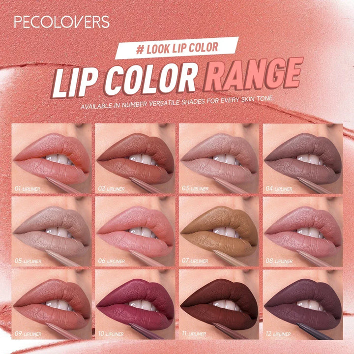 1PC Matte Lip Liner Pen - Long-Lasting, Waterproof, Easy Glide, Moisturizing Suitable for All Skin Types, Lip Makeup