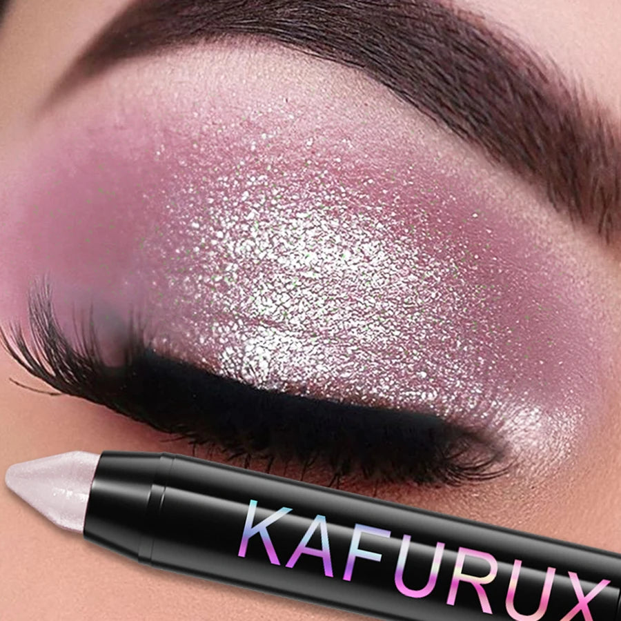 Natural Color Eyeshadow Stick-Highlighter Pen with Pearly Glitter&Matte Finish 1pc Pick Brow Shimmer Eye Shadow Pen Eye Makeup