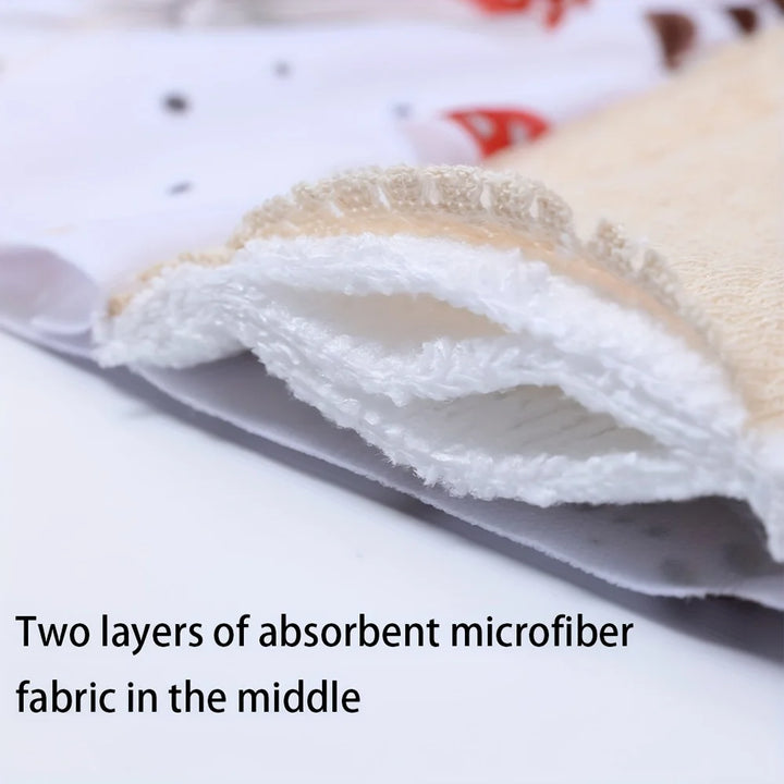 Reusable Sanitary Pads Washable Cotton Panty Liners Soft Cloth Menstrual Pads  4pcs Pads with 1pc Mini Wet Bag