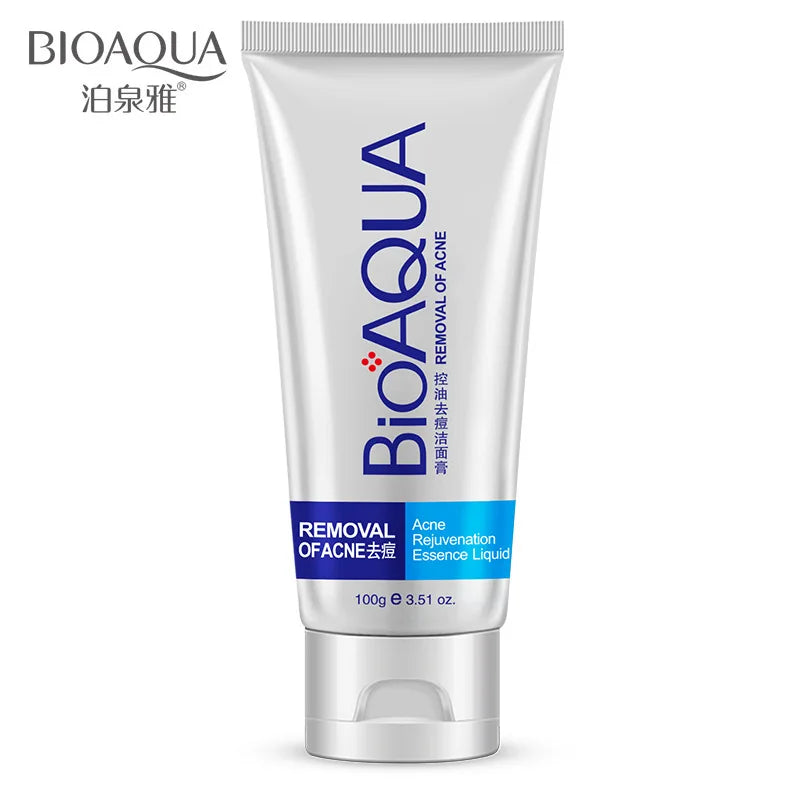 BIOAQUA Facial Cleanser  Anti Wrinkle Face Wash Foam skincare Face Cleanser Anti Acne Blackhead Remover Moisturizing Skin Care