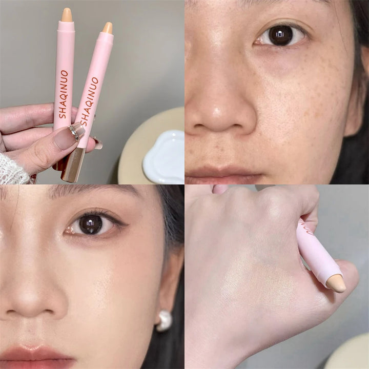 Contour Stick Cream Bronzer Highlighter Makeup Stick for Face Easy to Blend & Long Lasting Natural Make Up 3D Nose Shadow Repair