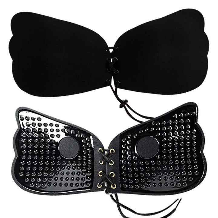 Women Sexy Invisible Strapless Adhesive Stick Bra Strapless Push Up Bras Backless Lingerie Seamless Silicone Bralette Underwear