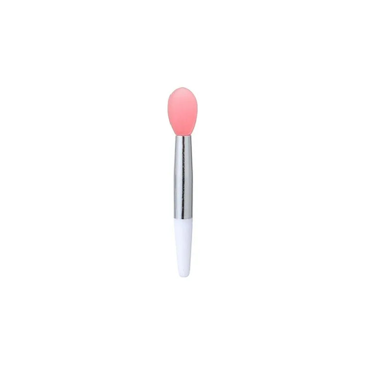 10pcs silicone lip brush mini lip mask brush portable lipstick makeup brush transparent applicator eye black stick makeup tool
