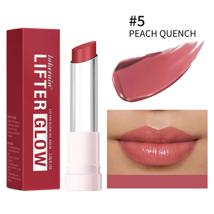 Lifter Glaze Oil Lip Balm with Hyaluronic Acid and Hydrating Oil Blend Lip Balm with 24HRs of Smooth Moisturizing Pink