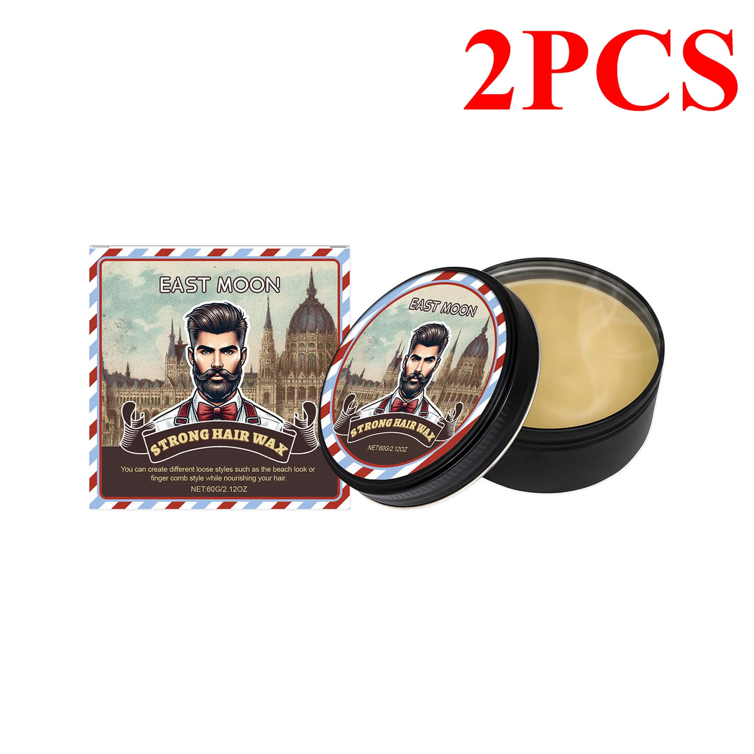 Long Lasting Stying Wax Fluffy Hair Pomade Wax Keep Hair Oil Edge Control Barbershop Tools Salon Hairdressing Mud Hair Styling