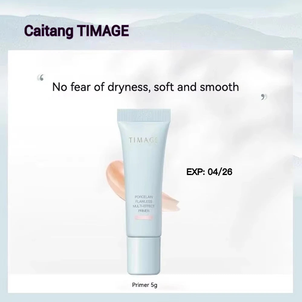 TIMAGE Primer Makeup Front Cream Radiance Multi-Effect Primer Base Cream Foundation Moisturizing Oil Control 5g