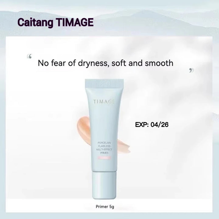 TIMAGE Primer Makeup Front Cream Radiance Multi-Effect Primer Base Cream Foundation Moisturizing Oil Control 5g