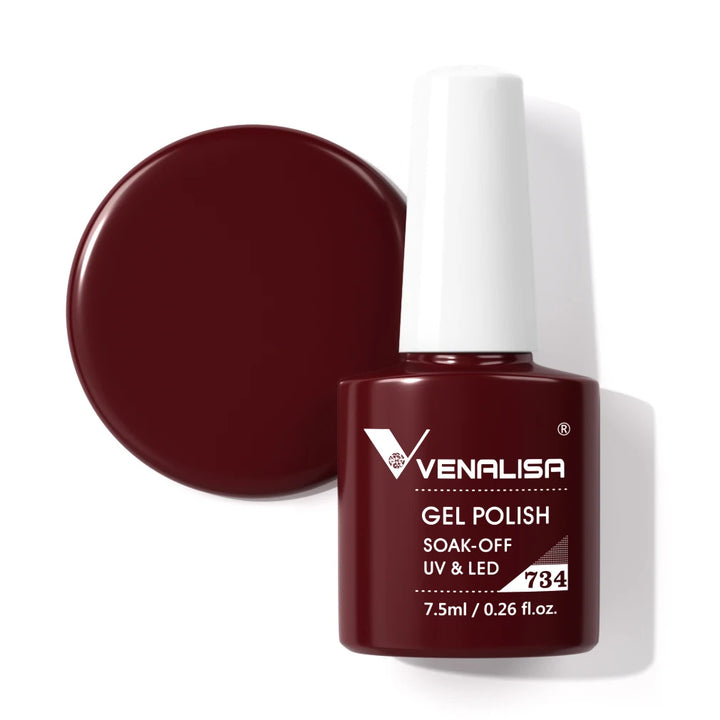 Venalisa HEMA TPO FREE Nail Gel Polish Glitter Gorgeous Full Coverage Soak Off UV LED French Nail Jelly Pink Nude Collection