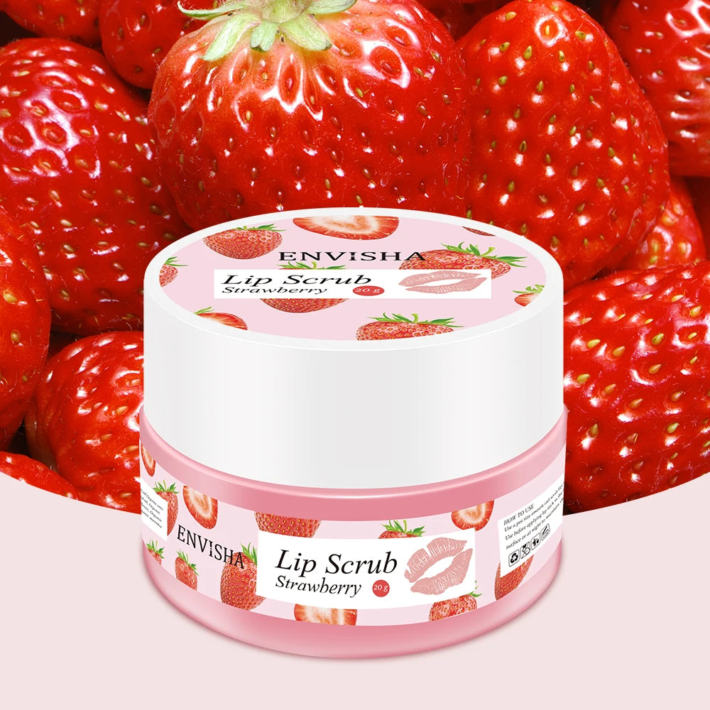 ENVISHA Beauty Health Lip Mask Skin Care Sleep Hydrated Maintenance Lip Scrub Cream Anti Drying Nourish Protect Exfoliating
