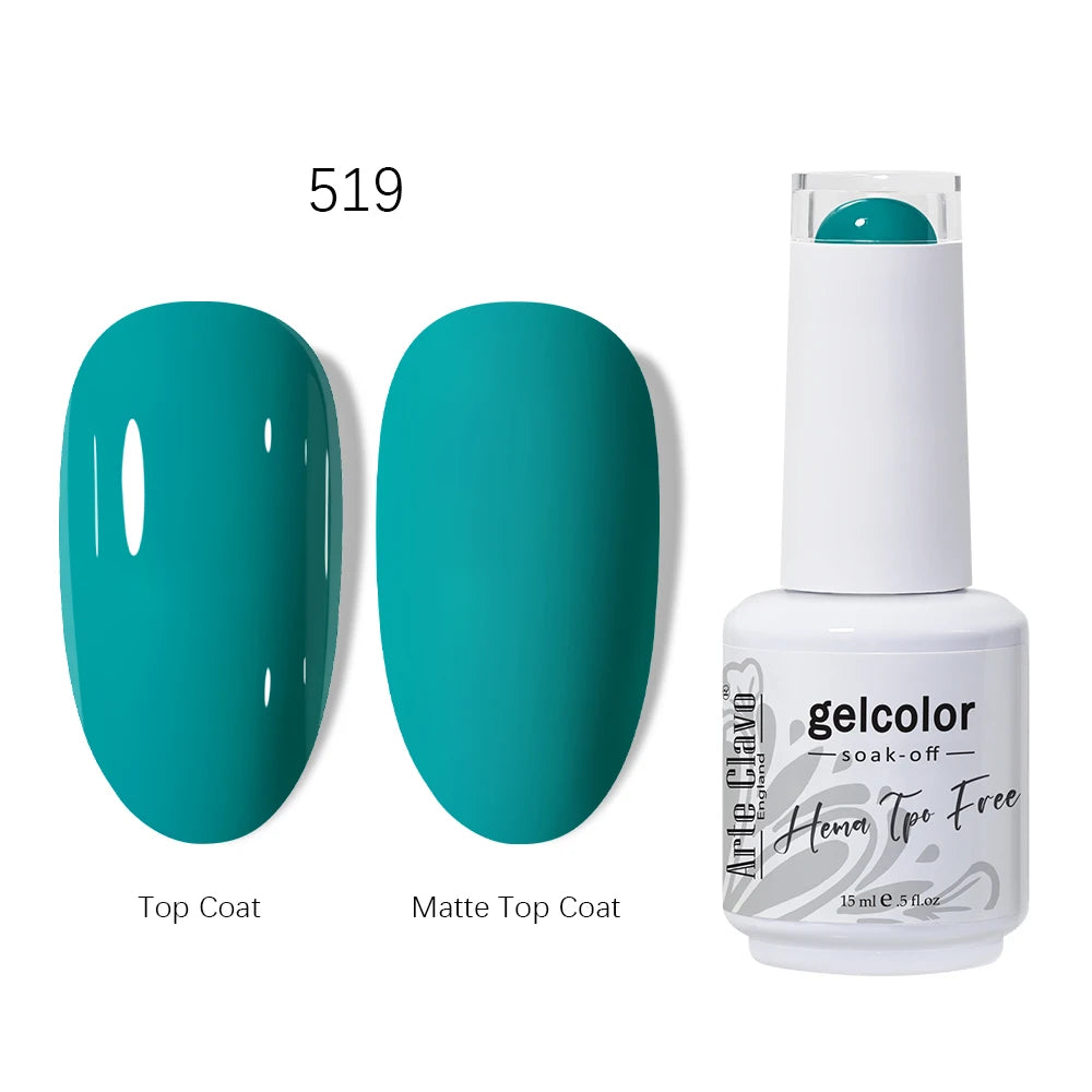 Arte Clavo 15ml HEMA TPO FREE Gel Nail Polish Pink Hybrid Nail Manicure Semi-permanent Enamels Varnish For UV LED Nails Supplies