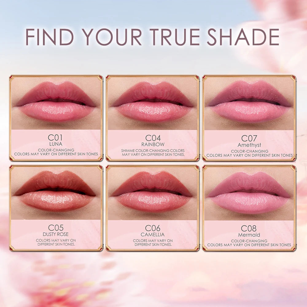 CATKIN Moonlight Lip Balm 3PCS SET Glossier with Nutritious Formulation for Instant Shine, Colour Changing Lip Balm