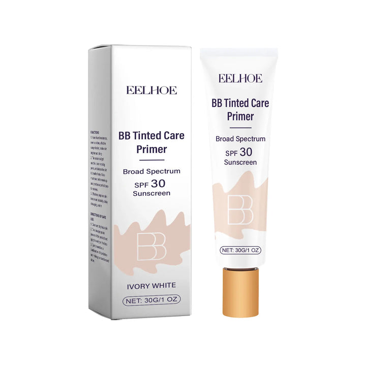 EELHOE BB Cream Foundation Face Primer Concealer For Acne Pores Blemishes Coverage Moisturizing Sun block Brightening Skin Tone