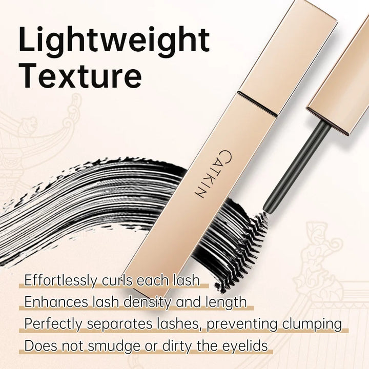 CATKIN Mascara Black, Volumizing & Lengthening Waterproof Nourish Eyelash Mascara, Create Longer and Thicker Looking Lashes
