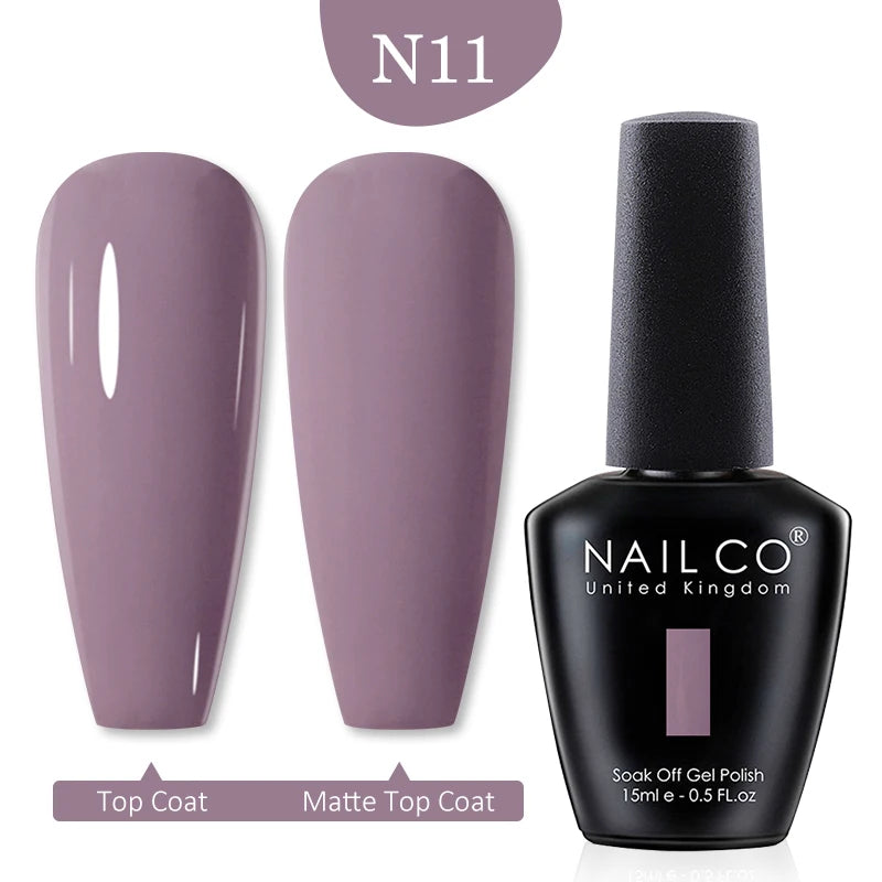 NAILCO Red Colors Series 15ML Nail Gel Polish Nail Supplies Semi Permanent For Nail Art Manicure Soak Off LED UV Hybrid Varnish