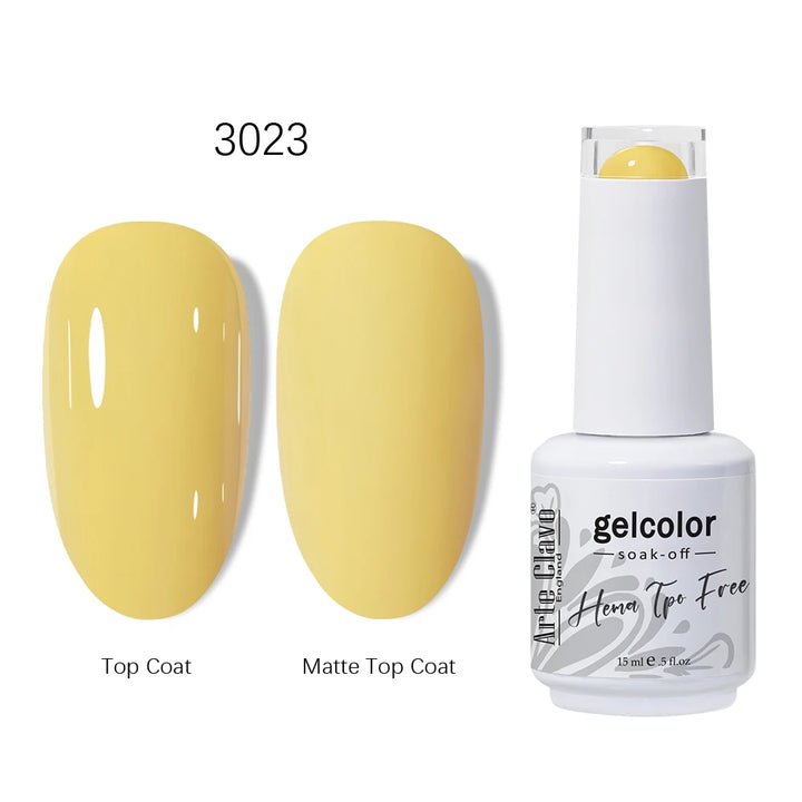 Arte Clavo 15ml HEMA TPO FREE Gel Nail Polish Pink Hybrid Nail Manicure Semi-permanent Enamels Varnish For UV LED Nails Supplies