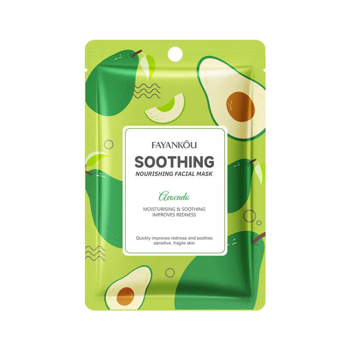 10pcs FAYANKOU Fruits Facial Masks Moisturizing Whitenting Hydrating Anti-Aging Face Mask Sheet Masks Beauty Facial Skin Care