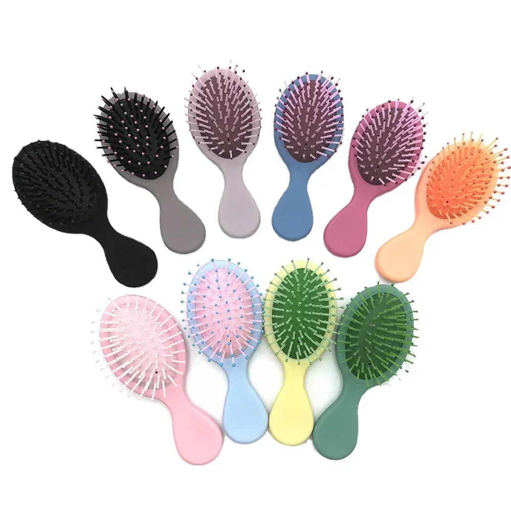 Mini Kids Hairdressing Comb Scalp MassageHair Brush Baby Wet Curly Detangle Hair Brush for Hair Care Brushes & Combs