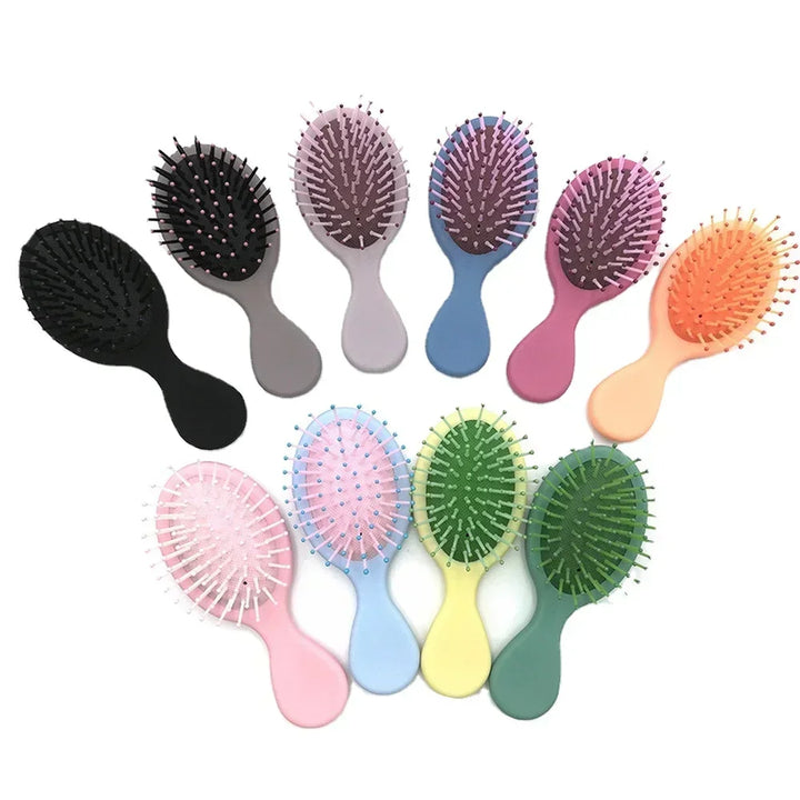 Mini Kids Hairdressing Comb Scalp MassageHair Brush Baby Wet Curly Detangle Hair Brush for Hair Care Brushes & Combs