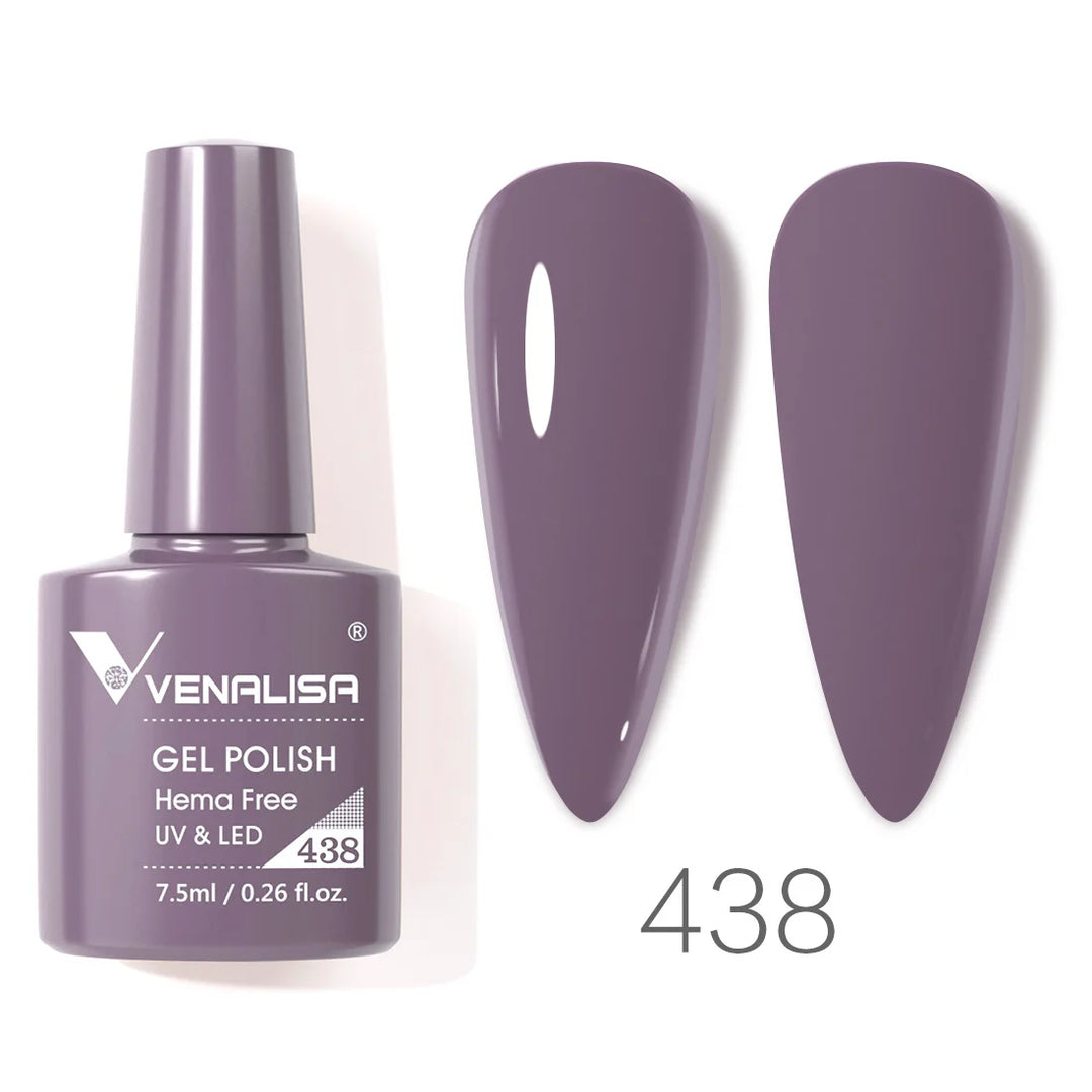 VENALISA VIP4 Nail Gel Polish 7.5ml HEMA Free Semi Permanent Nail Polish Super Texture Gel Varnish Long Lasting Tempered TopCoat