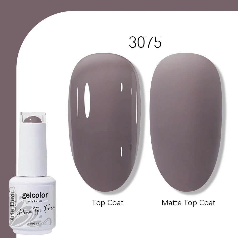 Arte Clavo 15ml HEMA TPO FREE Gel Nail Polish Pink Hybrid Nail Manicure Semi-permanent Enamels Varnish For UV LED Nails Supplies