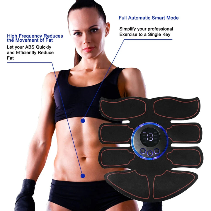 ABS Stimulator EMS Muscle Stimulator Muscle Toner Fitness Weight Loss Massager Abdominal Training Slimming Patch