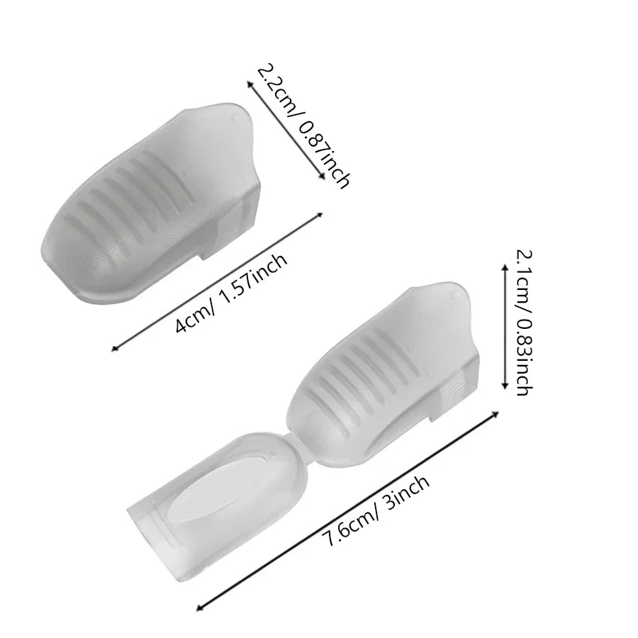 5Pcs Nail Art Soak off Cap Clips Gel Polish Acrylic Nails Remover Wraps Manicure Tool for Easy Removal And Professional Finish